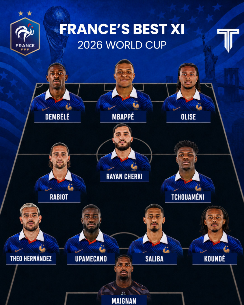 Tak wygląda PODSTAWOWA XI reprezentacji Francji na MŚ 2026!